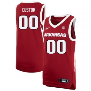 Custom Arkansas Alumni Mens #00 College Basketball Jerseys - Cardinal
