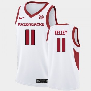 Karter Knox Hogs NCAA #11 Mens College Basketball Jersey - White