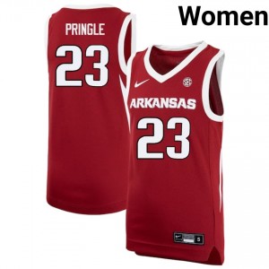 Nick Pringle University of Arkansas College Basketball #23 Replica Womens Jerseys - Cardinal