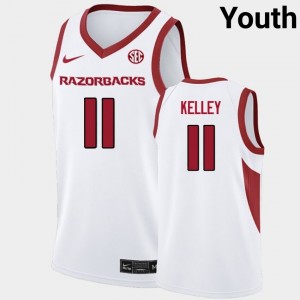 Karter Knox Arkansas Razorbacks 2025-26 #11 Youth College Basketball Jersey - White